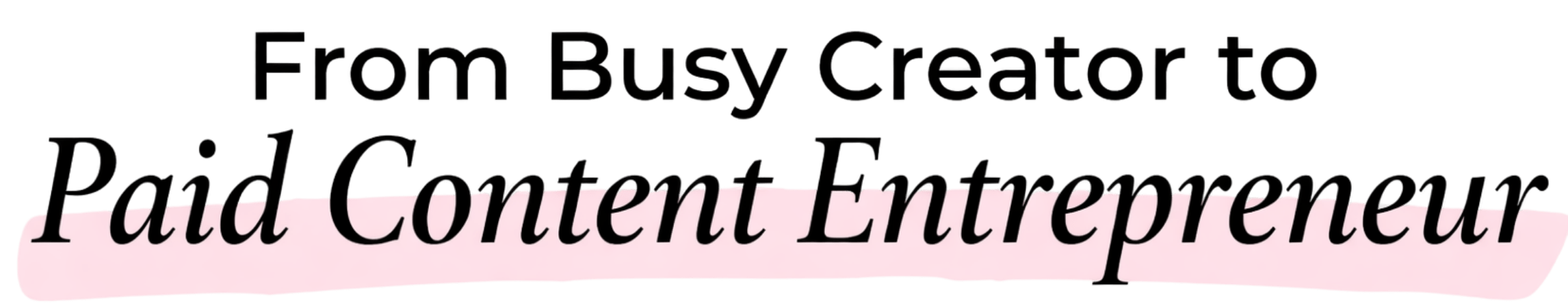 From Busy Creator to Strategic Authority